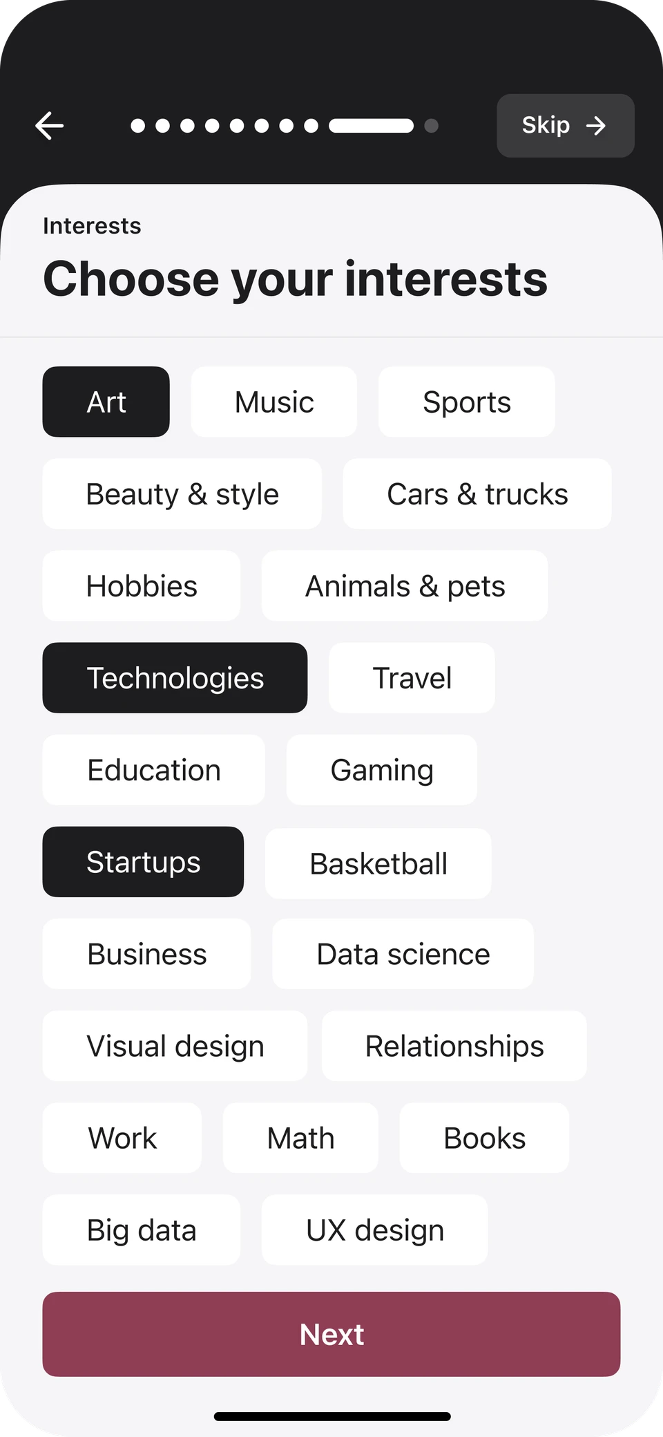 Interests